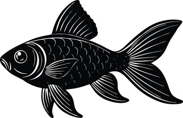 vector illustration of a fish