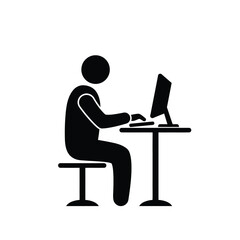 businessman working on laptop