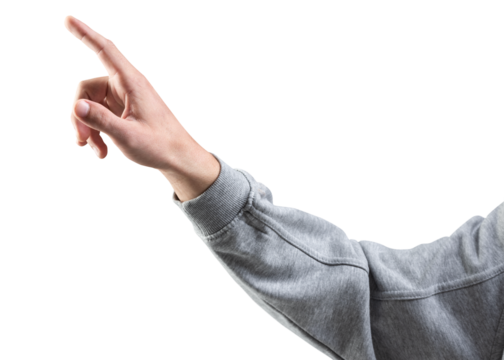 Finger pointing at something png - Powered by Adobe