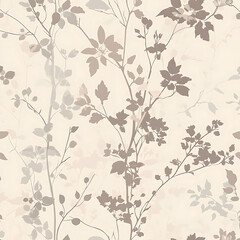 Seamless tile patterns combining cultural, modern, and botanical inspirations for commercial vector.