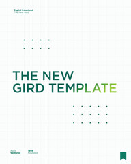 Minimal Grid Layout Template in Clean White Style