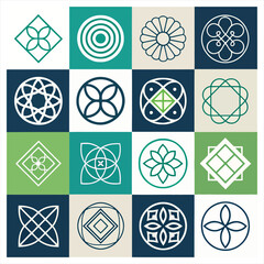 Geometric Design Elements Collection