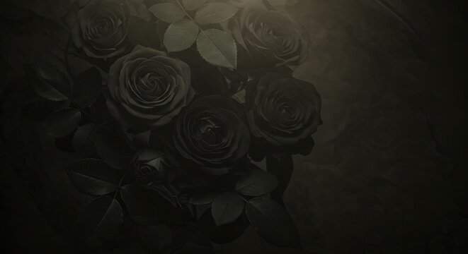Dark Roses Bouquet