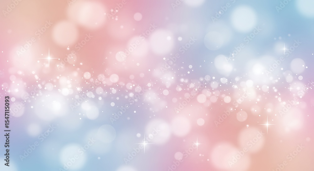 Poster sparkling light bokeh background