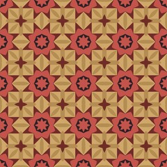 Seamless Moroccan Tile Abstract Geometric Background