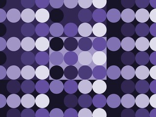 Full frame shot of colorful circles side by side against blue gradient background, copy space