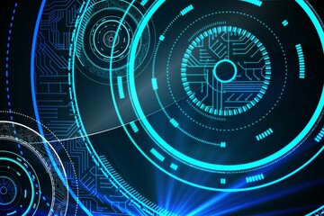 Futuristic technological background