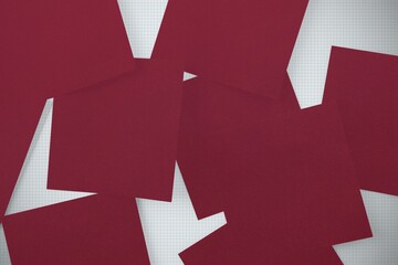 Wine paper strewn over grid