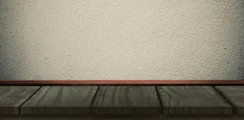 Brown wooden planks on wall