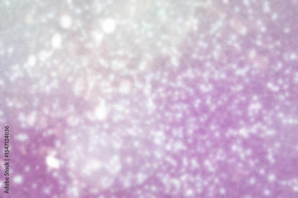 Poster abstract gradient background is showing shimmering pink and purple bokeh circles, flat design
