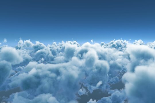 Fototapeta Scenic view of clouds against blue sky