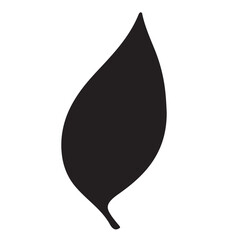 Black Leaf Symbol
