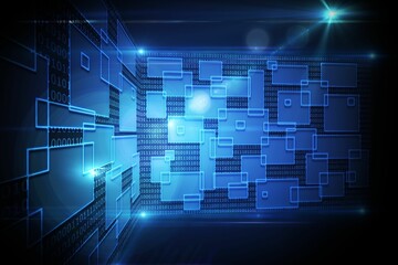 Black background with shiny squares