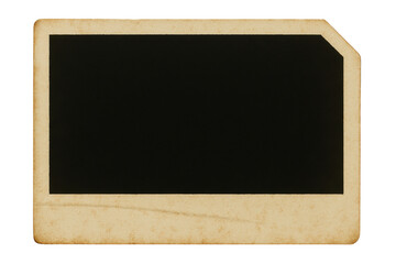 Vintage style photo frame with blank space isolated PNG with Transparent Background