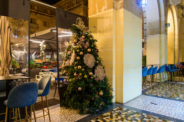 Beautiful night view of Malta's Old Town