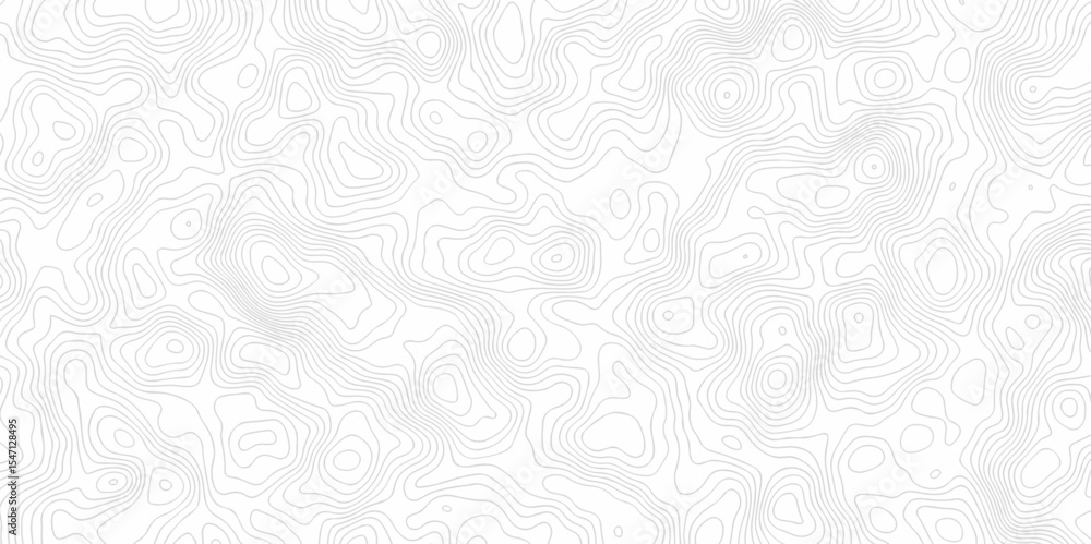 Poster abstract vector lines topographic contour lines grid map seamless pattern. geographic mountain relie