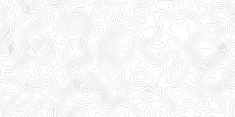 Topographic map. Geographic mountain relief. Abstract lines background. Contour maps. Vector illustration, Topo contour map on white background, Topographic contour lines vector map seamless pattern.	