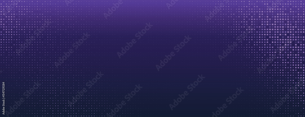 Poster purple gradient background with dotted texture. the background is deep purple with a modern, digital