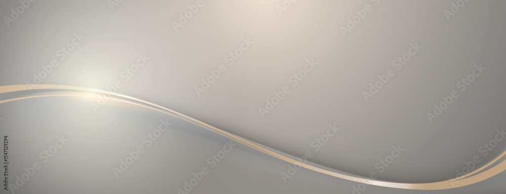 Poster elegant beige background with smooth, flowing lines. the beige background has a soft, gradient textu