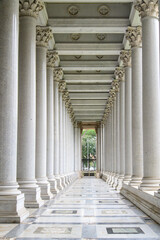 Beautiful view of the Church of San Paolo fuori le mura in Rome, Italy