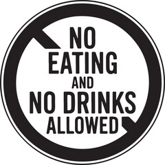 No eating icon vector graphics