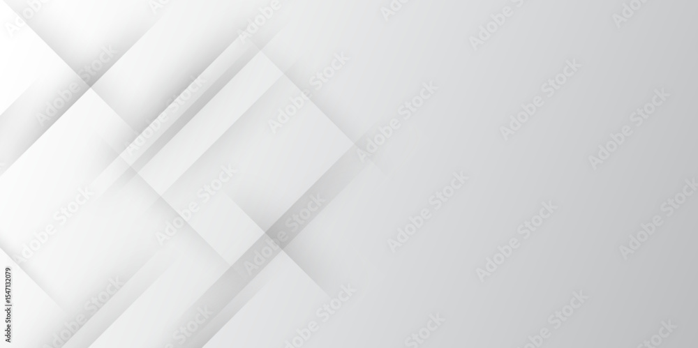 Poster Elegant abstract background with grey lines with shadow. modern abstract gray line light dynamic shape composition background. Gray and white geometric background with copy space. , Modern design.	