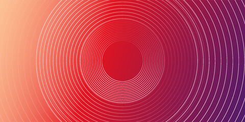 Abstract modern gradient horizontal template background. Trendy bright circle lines creative design. Minimal style graphic elements. Suit for poster, cover, banner, flyer, brochure, presentation
