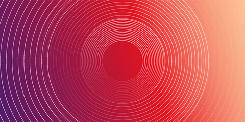 Abstract modern gradient horizontal template background. Trendy bright circle lines creative design. Minimal style graphic elements. Suit for poster, cover, banner, flyer, brochure, presentation