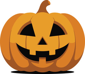 Halloween Pumkin silhouette. Happy Halloween. Pumkin.