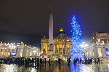 A beautiful view of St. Peter's Square in the Vatican