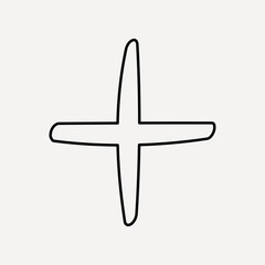 Abstract star shape design vector