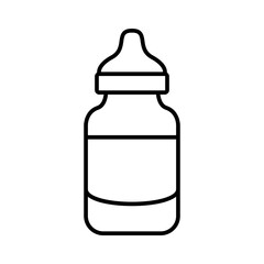 Lineart Icon feeding bottle