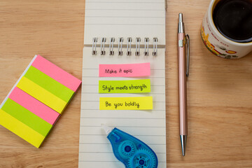 Morning Planning with Notes and Coffee_5