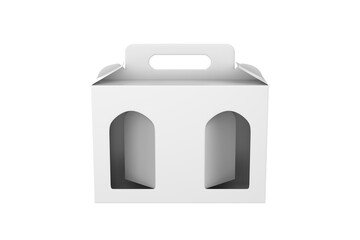 Hard Packaging Paper Box. 3d illustration