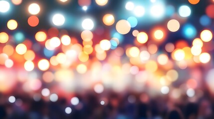 Obraz premium Bokeh, Lights, Light, Festive bokeh lights background