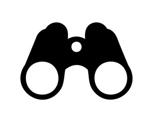 binocular silhouette vector, binoculars icon