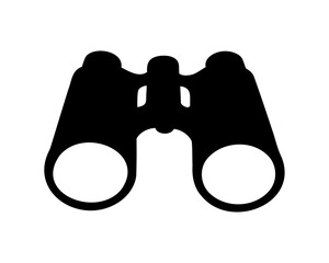 binocular silhouette vector, binoculars icon