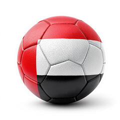 red soccer ball