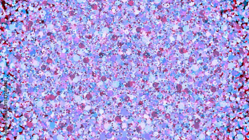 Poster abstract violet glow circle particles pattern artistic slow motion rotation.