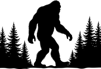 Fototapeta premium Hikers on Mountain Peak vector