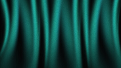 dark black background with a soft teal vertical wavy pattern, resembling the folds of hanging fabric. backdrop for an elegant, luxurious, or dramatic feel for websites, presentations, graphic desigm
