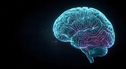 Artificial Intelligence and Digital Brain Technology Concept