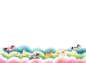 색동구름을 달리는 목마