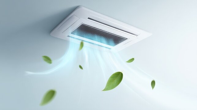 Intelligent air conditioning in summer, green, energy saving and environmental protection.