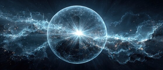 Cosmic sphere in nebula