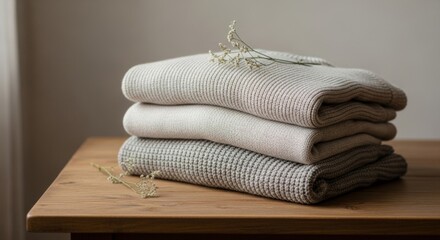 Soft Neutral Knitwear Stack Cozy Winter Fashion Essentials