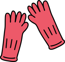 Fototapeta premium rubber gloves