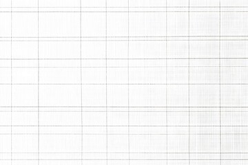 White grid paper texture background, seamless pattern. Gray linoleum with thin lines for writing or drawing on the white surface. Soft and neutral color scheme. 
