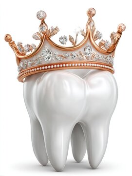 Crown on a perfect tooth