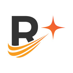 Letter R logo, R logo, AI logo set, modern and minimal design, tech-inspired, colorful icons and symbols, suitable for artificial intelligence, innovation, branding, startups, and digital identity.